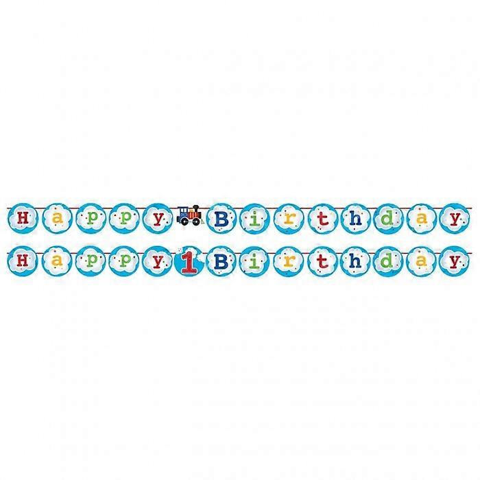 Creative Party Ribbon Train Banner