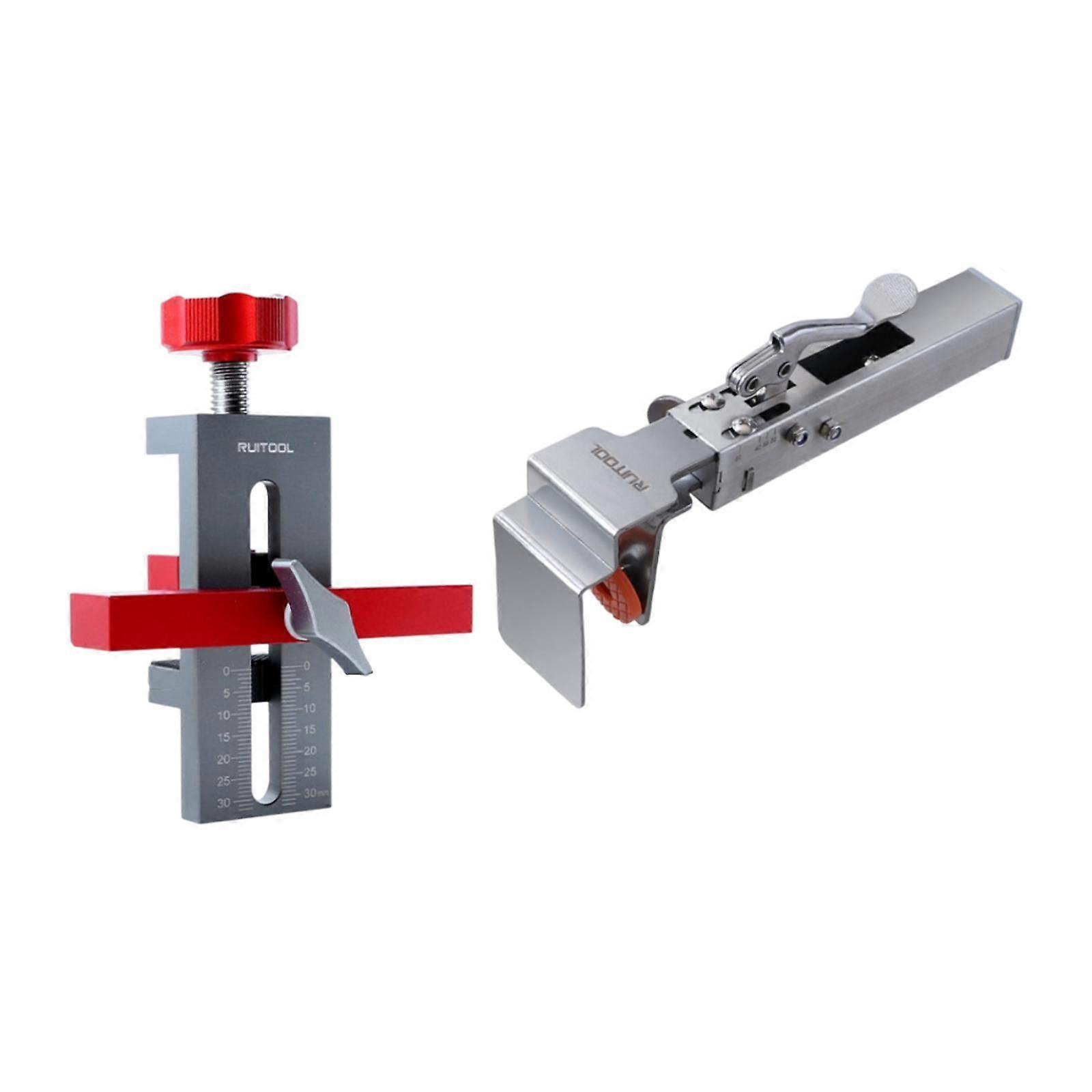 Cabinet Door Mount Hardware Jig Drawer Clamp Multifunctional Portable