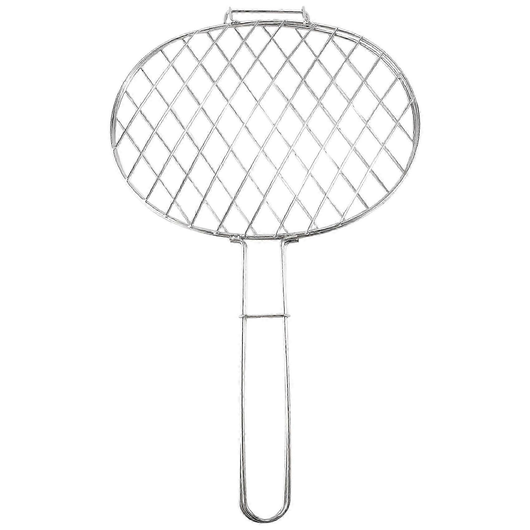 BBQ-Fischgrillkorb-Drahtgestell mit Gittern Wiederverwendbarer faltbarer Grill-Netzkorb für Gartengrill im Freien