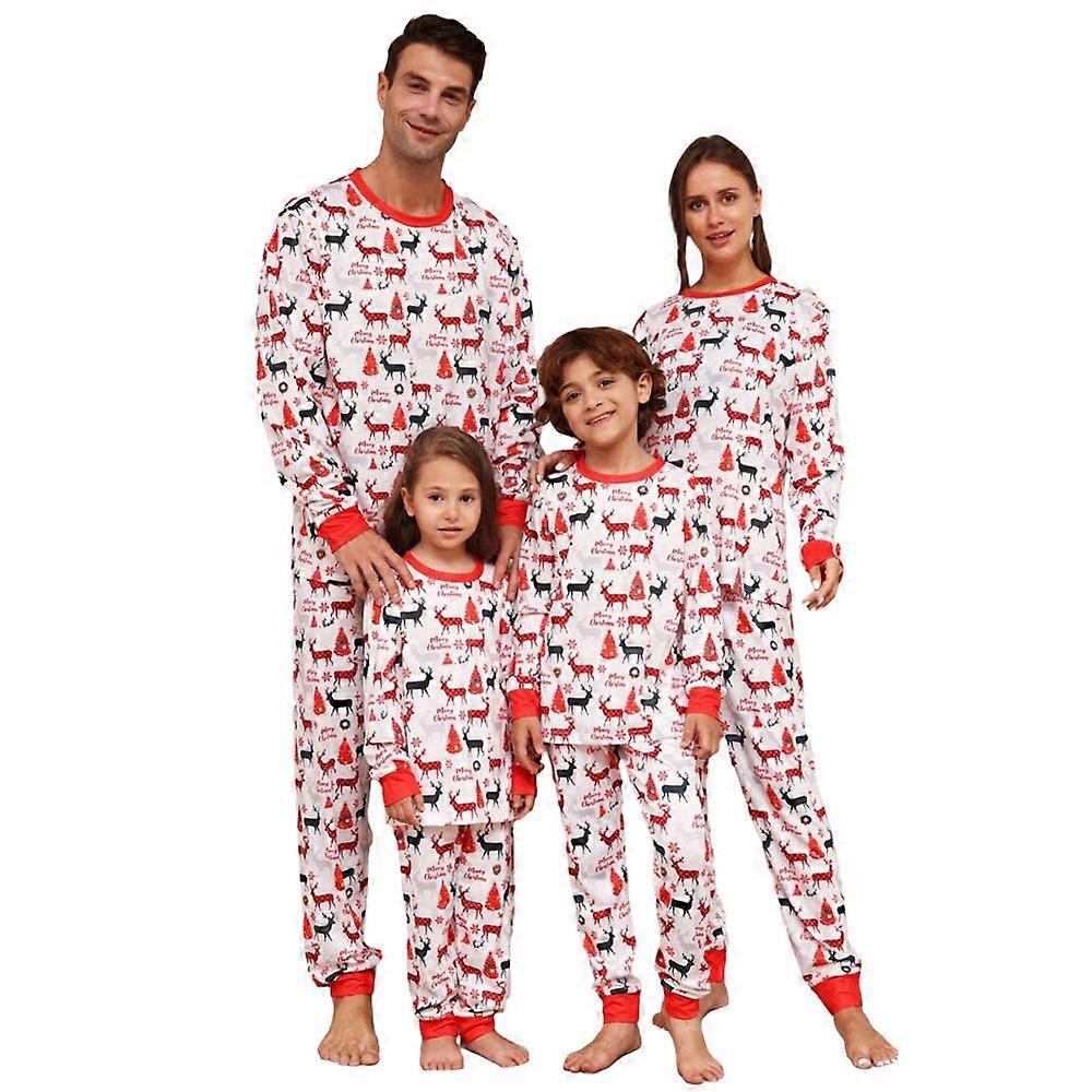 Christmas Family Pajamas Matching Sets Soft Outfit Sleepwear