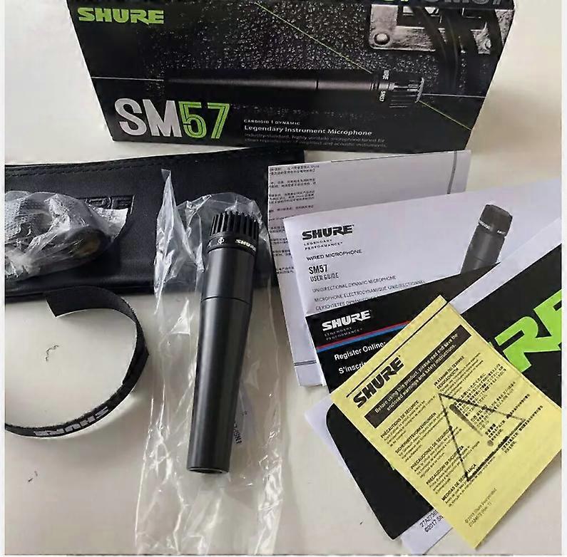 For Shure SM57 SM57-LC Kardioid Dynamisk Kablet Instrumentmikrofon Svart Storbritannia