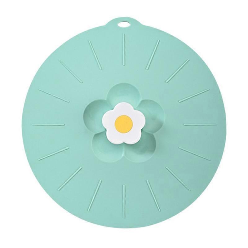タイプE 20 * 20cmかわいい花シリコーンフレッシュキーピング蓋キッチンラウンドボウル蓋(FDAなし