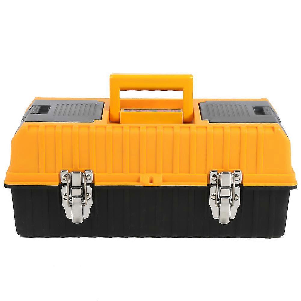 Plastic Three Layer Folding Toolkit Box Home Hardware Multi-function Toolbox