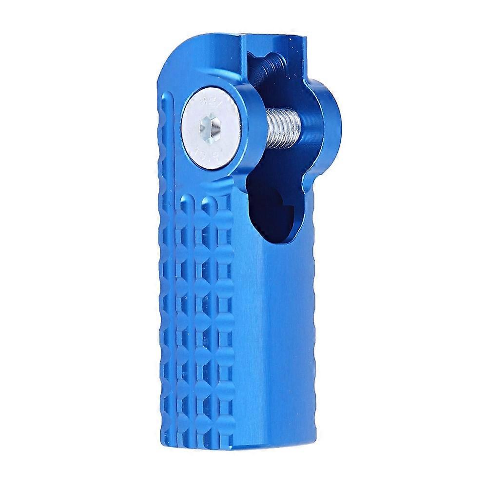 Motorcycle Aluminum Alloy Gear Shifter Shift Lever Tip Fit for Off‑road(Blue)