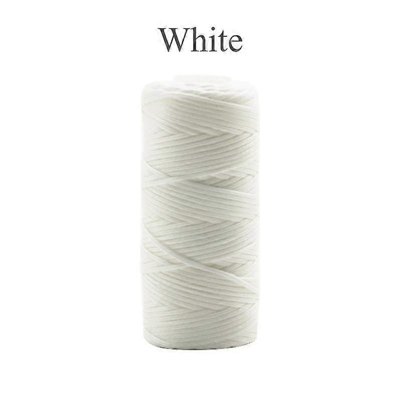 50M Leather Thickness Hand Stitching Thread 150D 1mm Flat Waxed Sewing Line Waxed Thread DIY Shoes