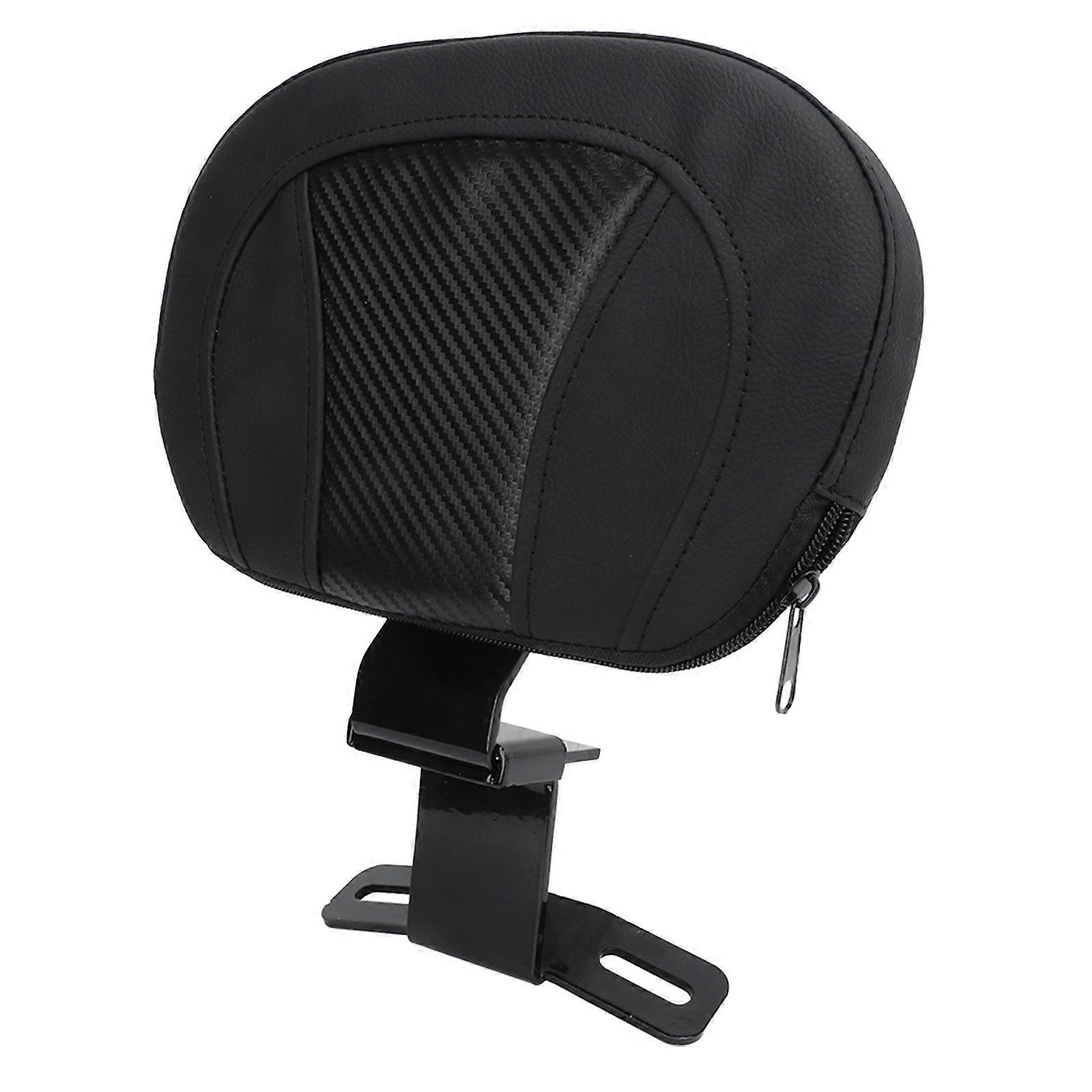 Comfortable Motorcycle Passenger Seat Backrest, Strong Support, Stable and nced, Removable, Universal, Black