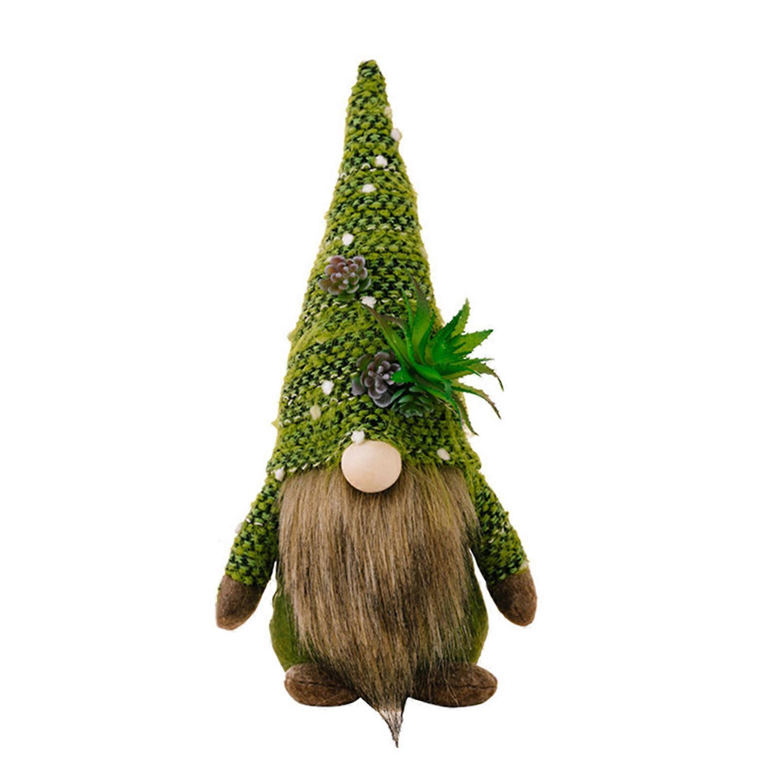 Etli Bitki Cüceleri Yaz Yeşil Cüceler İskandinav Tomtes Dekorasyon Ev Katmanlı Tepsi Raf Koleksiyonu Bahçe Hediyesi