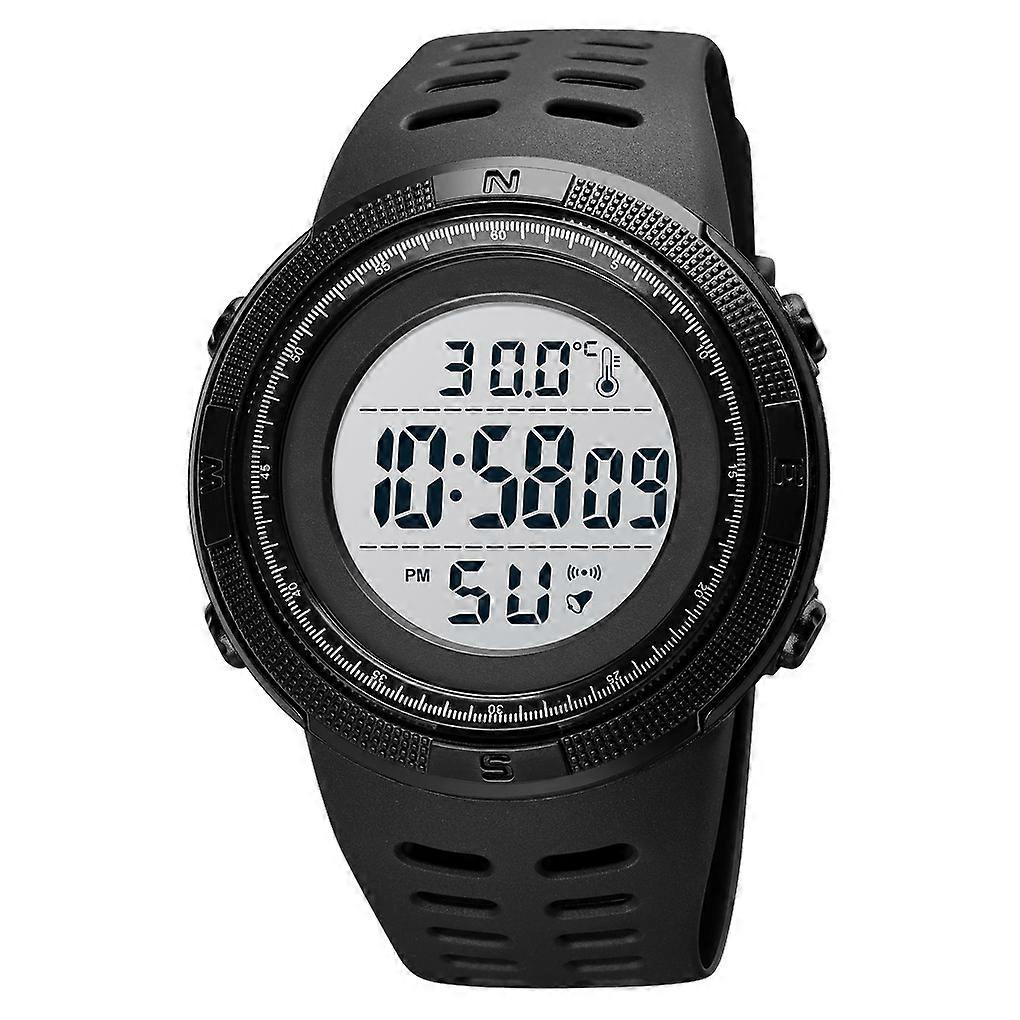 SKMEI 1681 Multifunctional LED Digital Display Luminous Electronic Watch, Support Body / Ambient Temperature Measurement