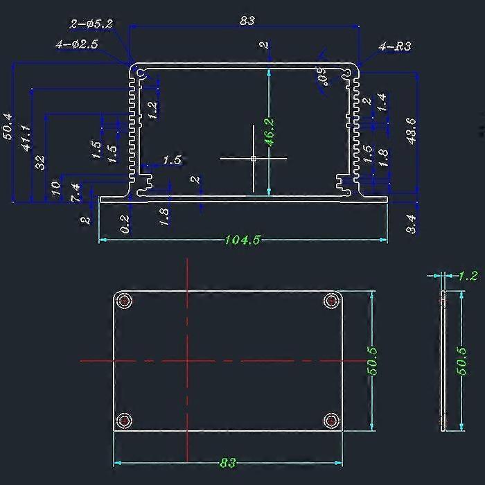 Car power supply Shell wireless transmission shell aluminum shell