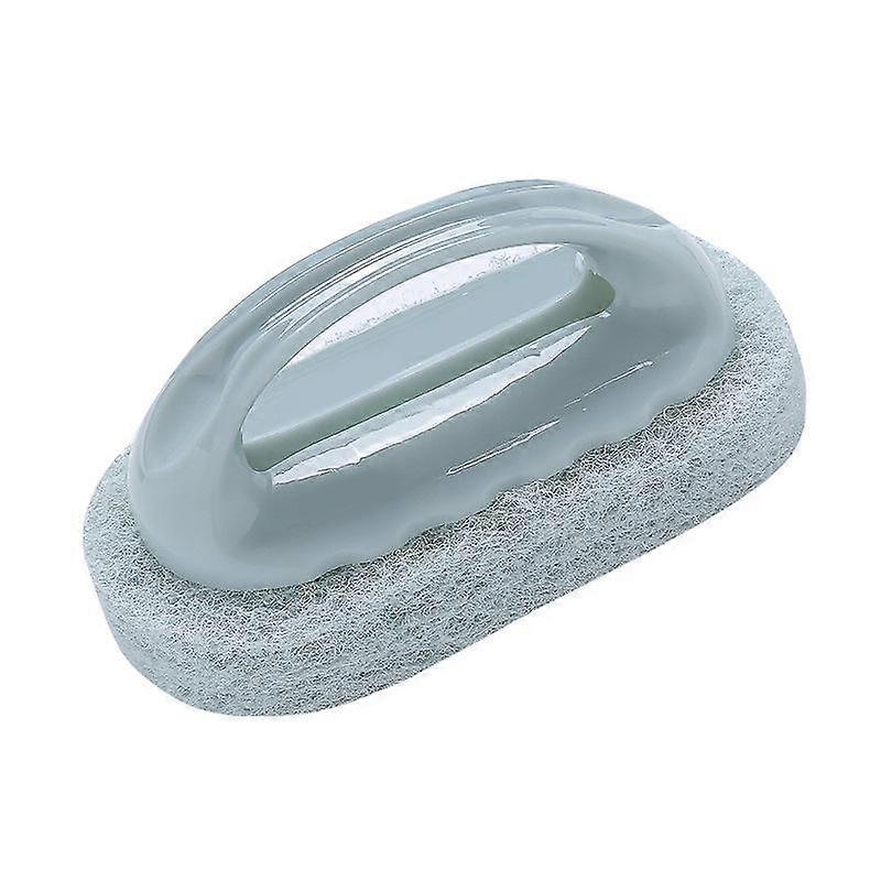 With Handle Sponge Scouring Cleaning Brush For Kitchen Bathroom Clean Tools Kitchen Gadget Wipe