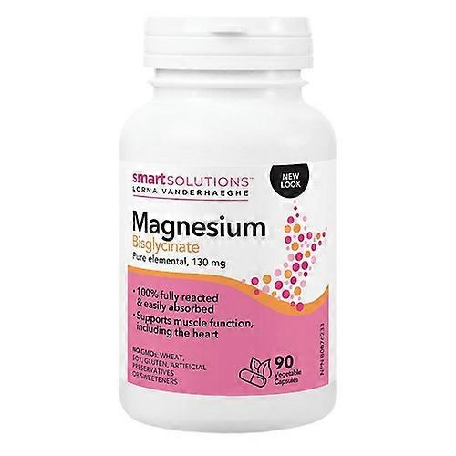 Smart Solutions Magnesiumbisglycinat, 90 vegetarische Kapseln (2er-Pack)