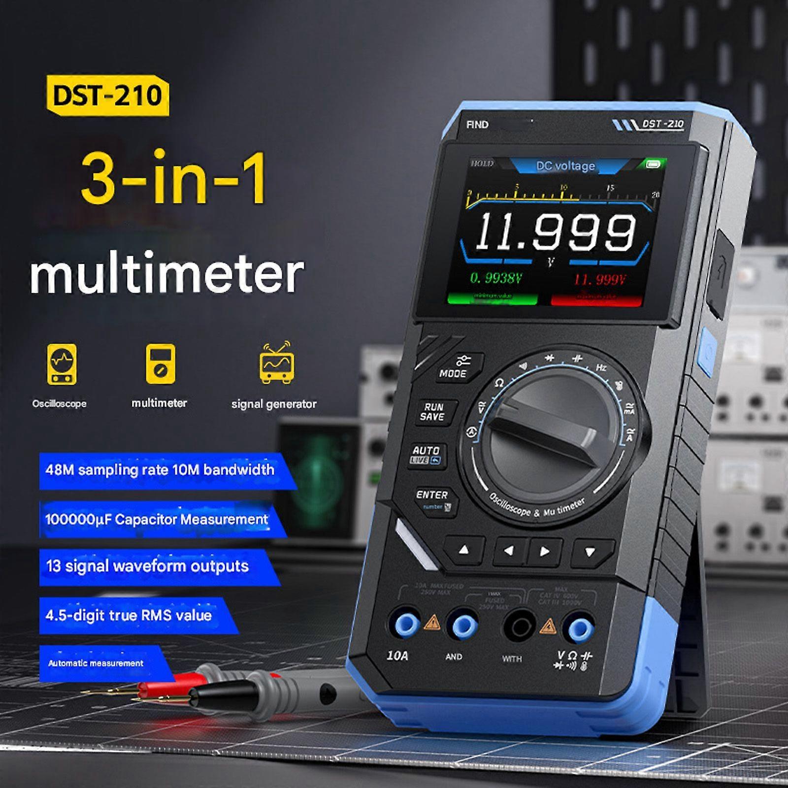 DST-210 / DST-201 Handheld 3-IN-1 Multimeter Oscilloscope Sign