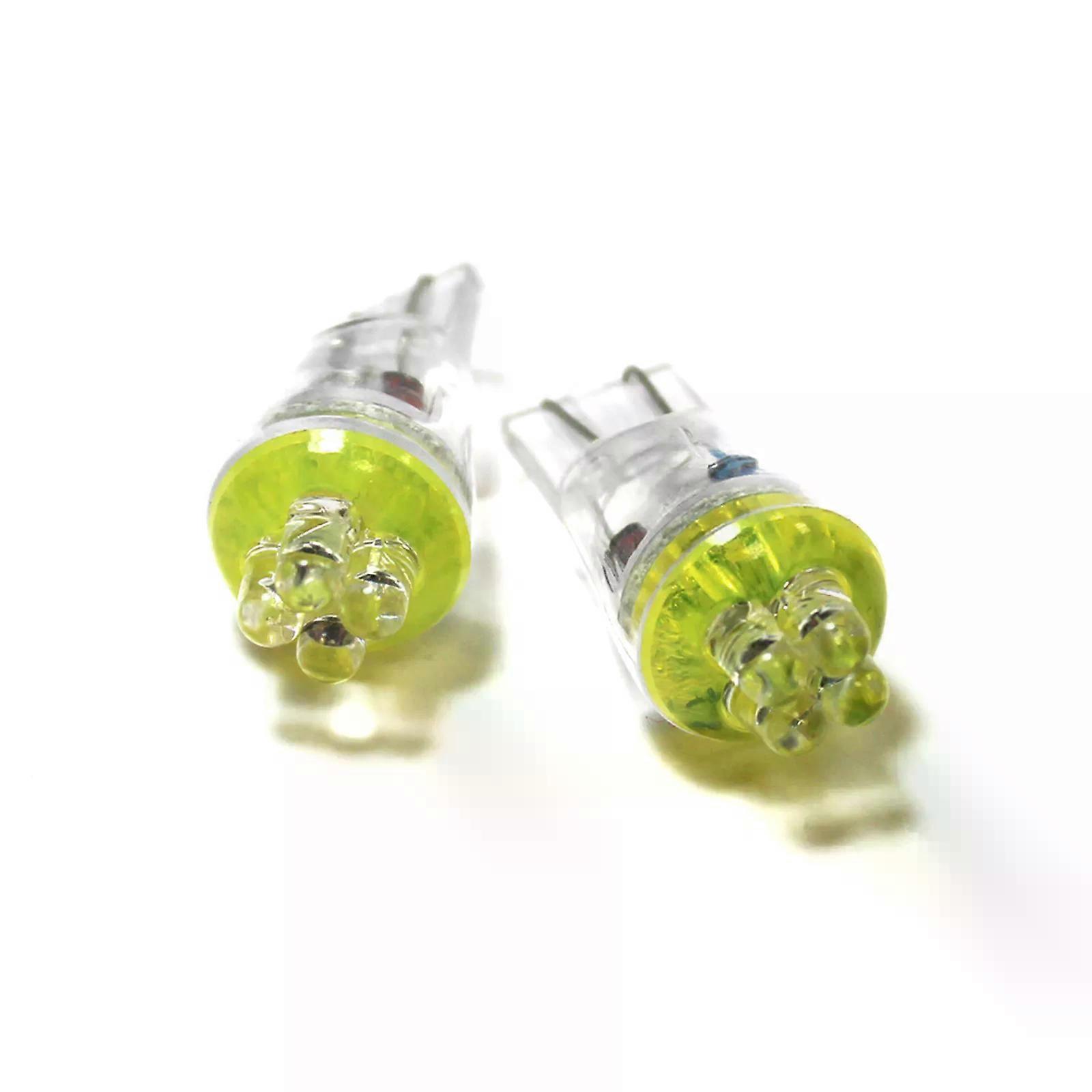 Mazda B-Series 501 Yellow 4-LED Xenon Bright Side Light Beam Bulbs Pair Upgrade