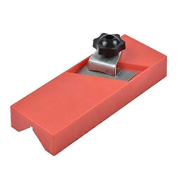 Handheld Chamfer Planer for Woodworking - Compact Tool with Efficient Blades and Safety Features, Includes 10 Blades