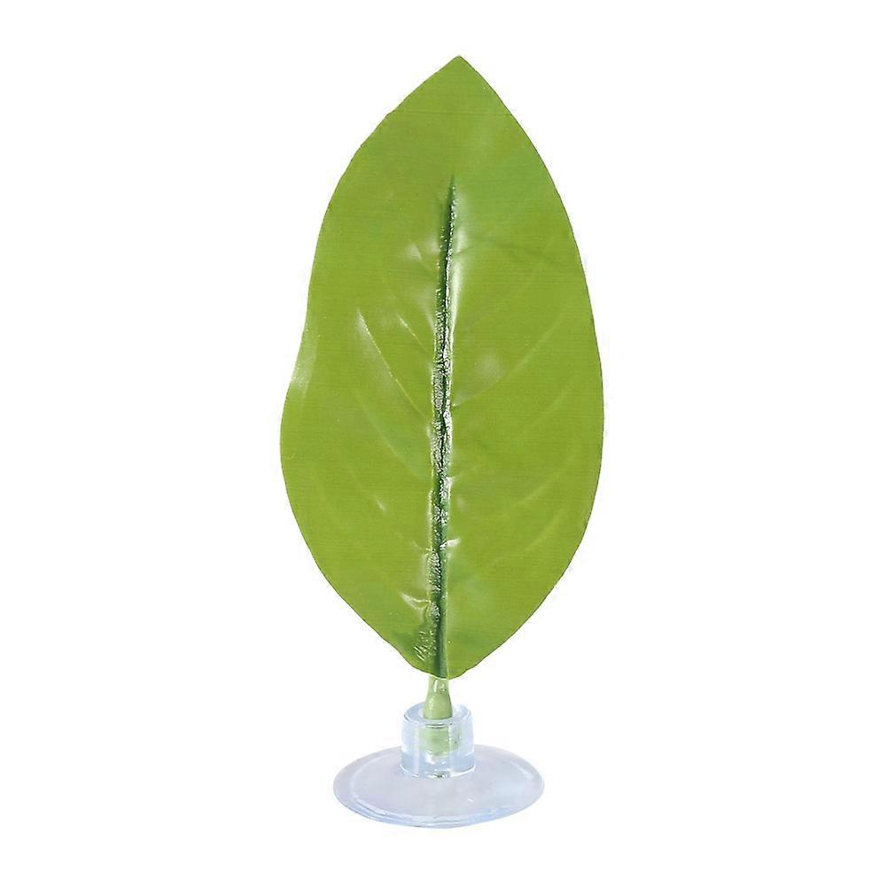 Artificial Plant Leaf Betta Hammock Fish Rest Bed for Aquariums, Soft and Durable Leaf Design, 9 x 6 Inches
