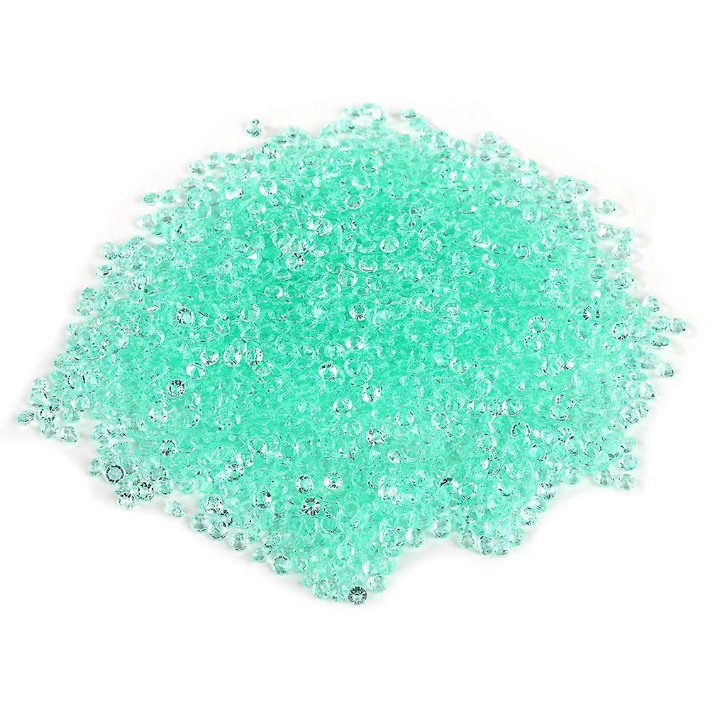 DIY Confettis Diamant, Acrylique, Vert Clair