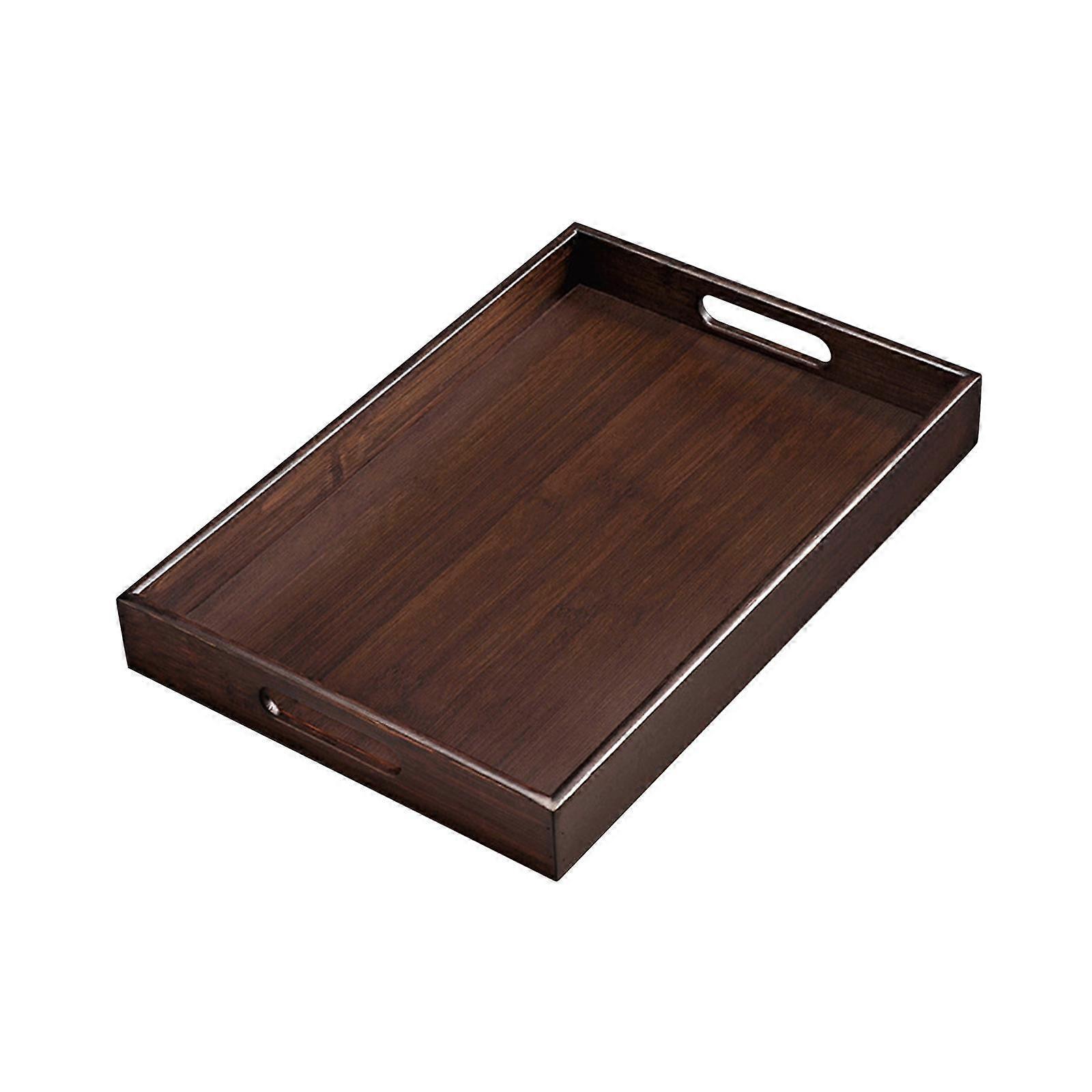 Rustic Serving Trays with Double Handle Appetizer Organizer for Countertop