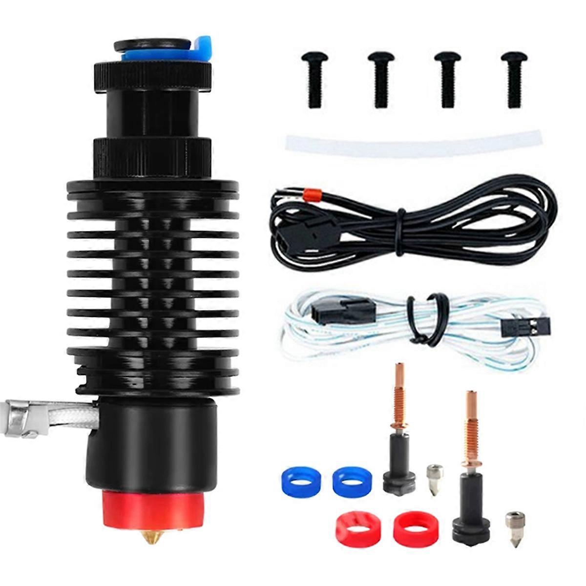 For Ceramic Hotend Kit V6 Radiator Brass Nozzle for 