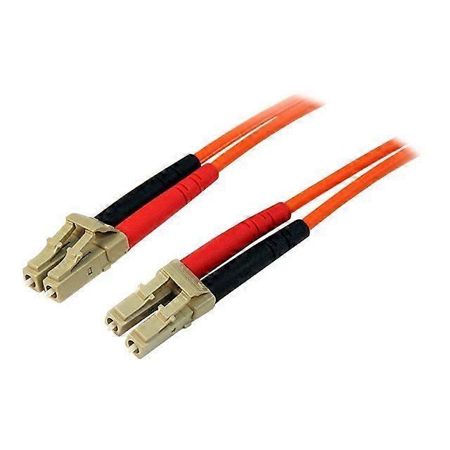 50/125 LC/LC Multimode Duplex Fiber Optic Patch Cable - 3m - STARTECH