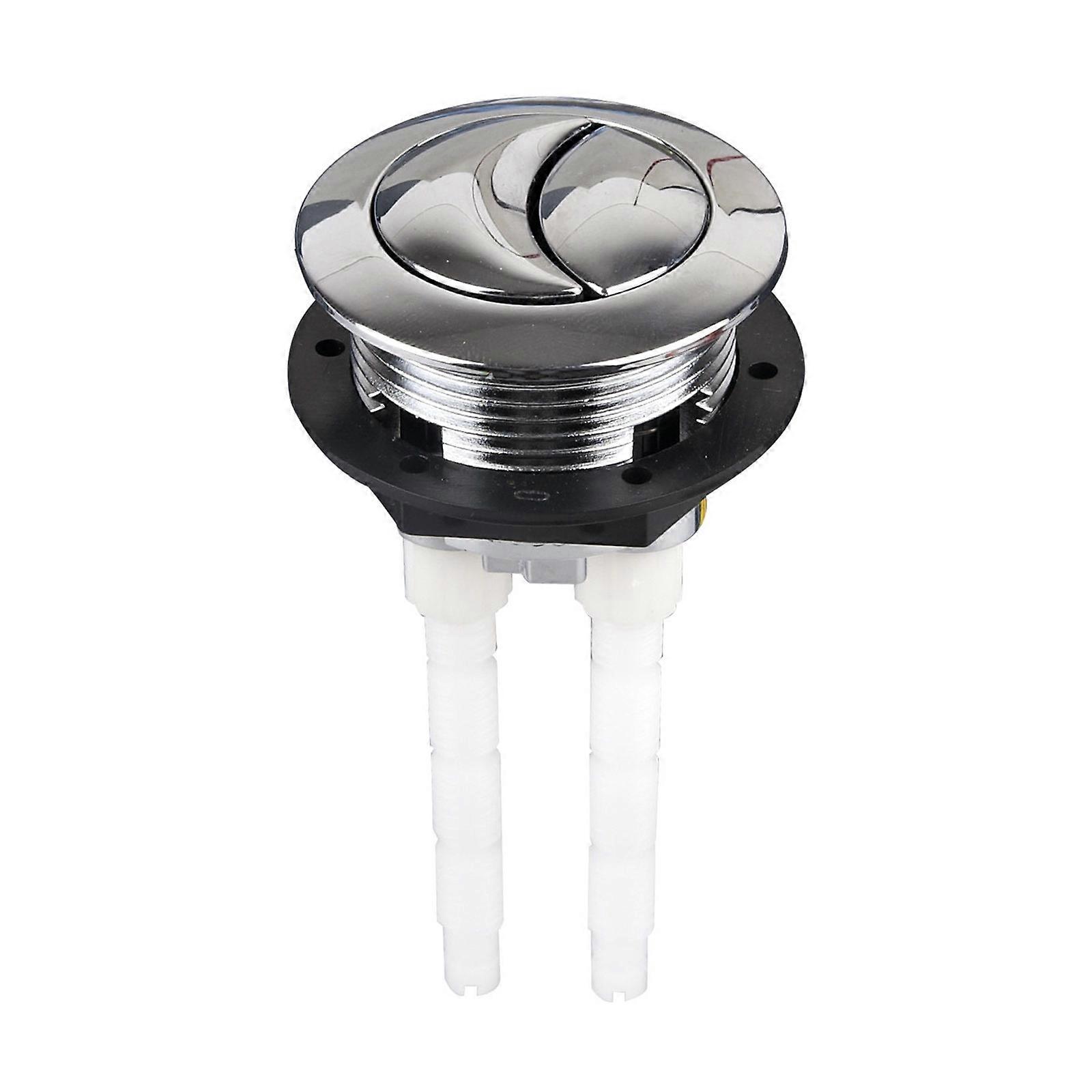 38mm Single/Dual Push Flushing Toilet Button Toilet Water Tank Button Replacement Flush Buttons Bathroom Push Switch Multicolor
