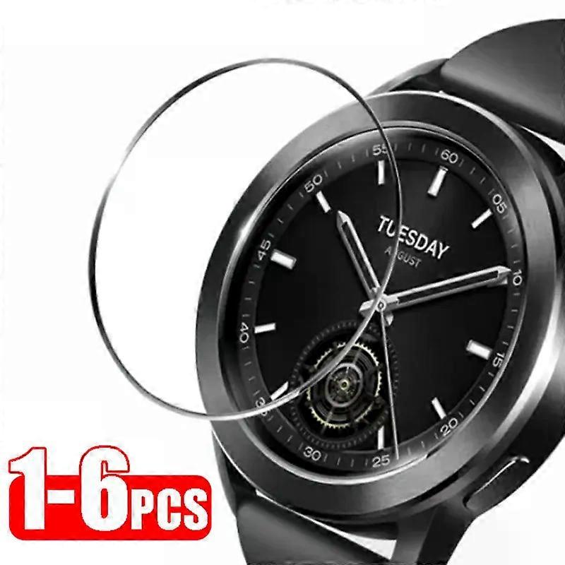 1-6 قطع زجاج ل Xiaomi Mi Watch S3 واقيات شاشة الساعة الذكية فيلم واقي من الزجاج المقسى مضاد للخدش ل Xiaomi Watch S3