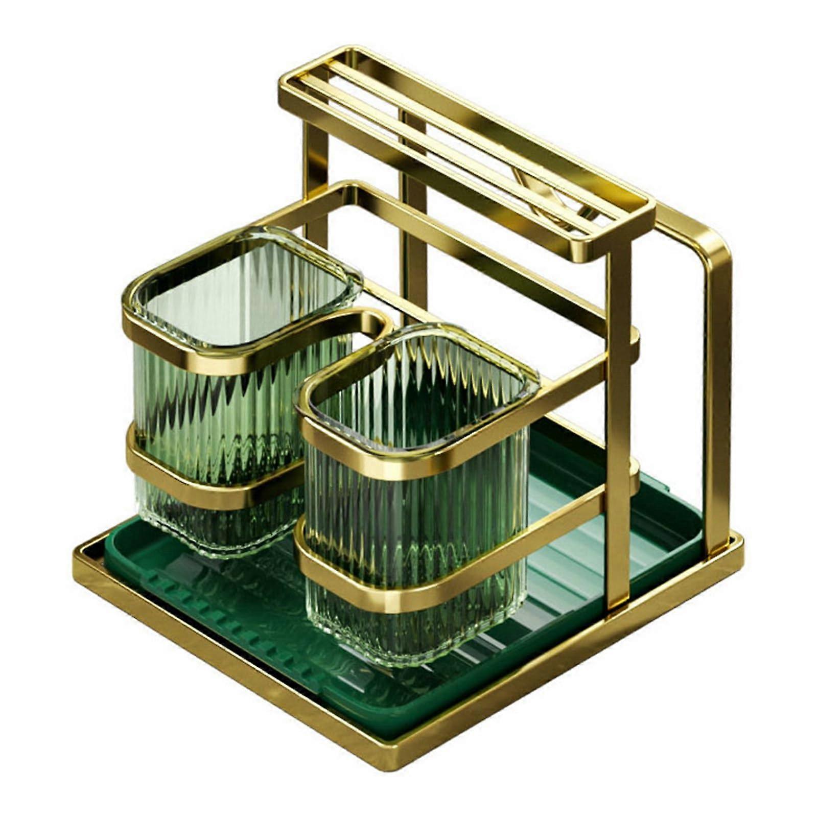 Cutting Board Drying Rack Chopstick Holder Multifunctional Utensil Organizer For Countertop Fits Standard Cutting Boards