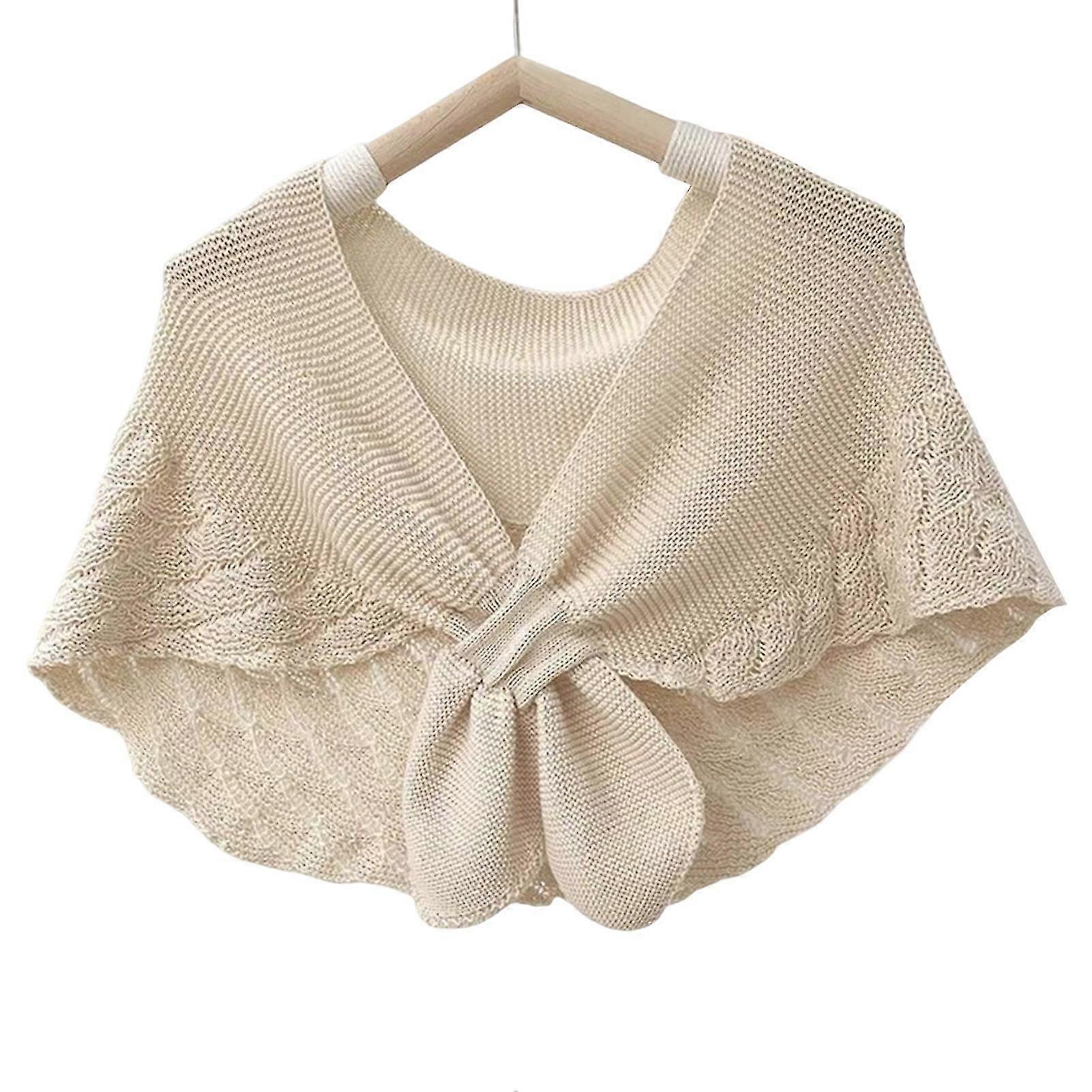 Women Small Shawl for Spring Autumn Fashion Knitted Scarf Soft Comfortable Shoulder Wraps
