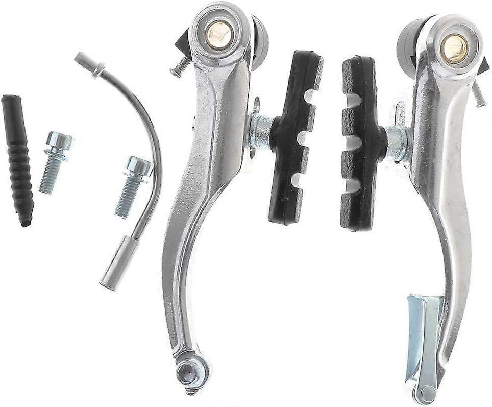 Bike Brakes Set - Mountain Bike V Brake Set for 26-Inch Wheels, Compatible with Road and Mountain Bikes, Aluminum Material