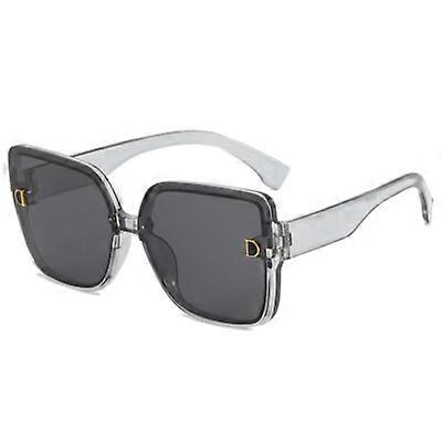 Oversized Sunglasses Womens Square Flat Top Large Black Luxury Ladies Big UV400