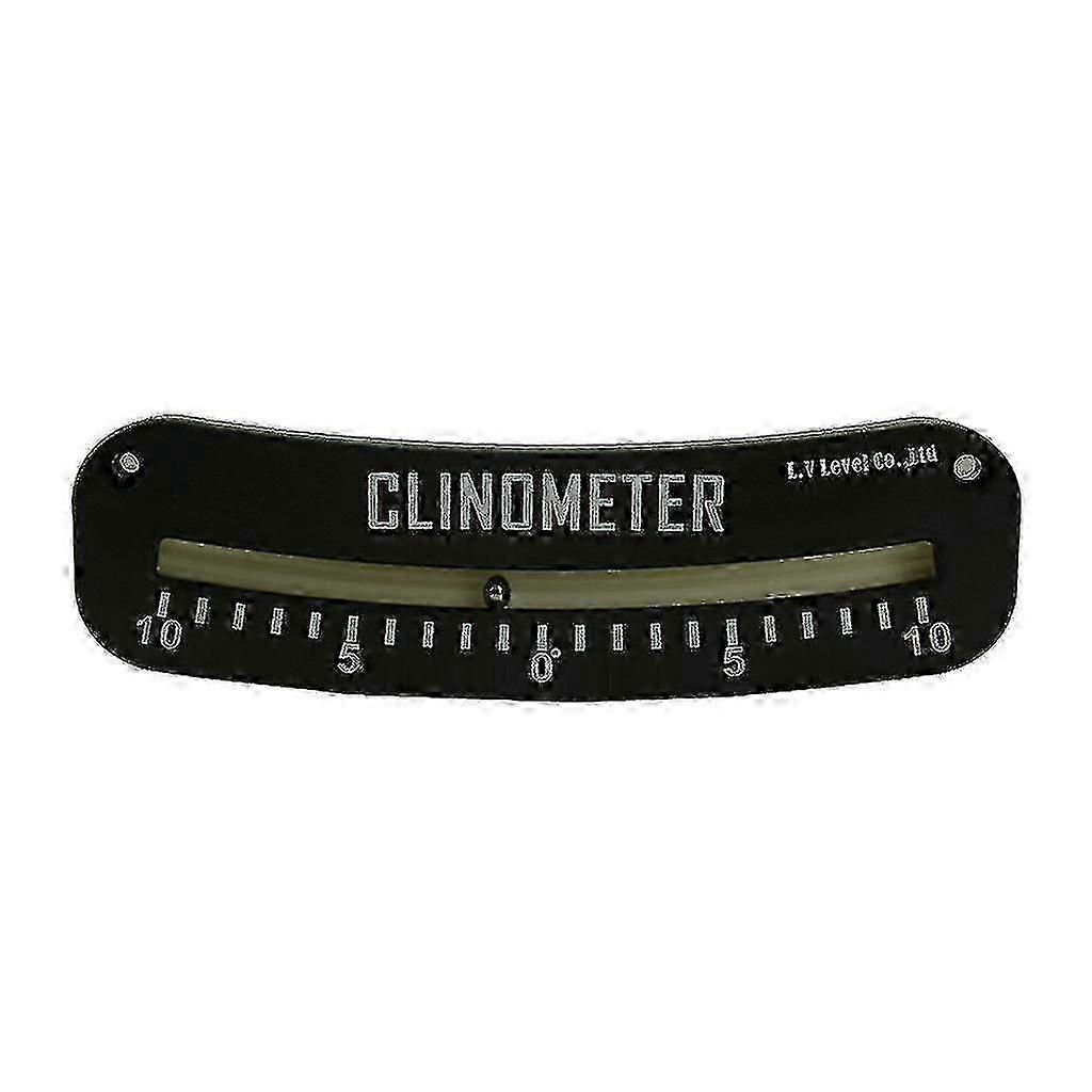Marine Grade 10 Inclinometer Shatter-proof Angle Indicator