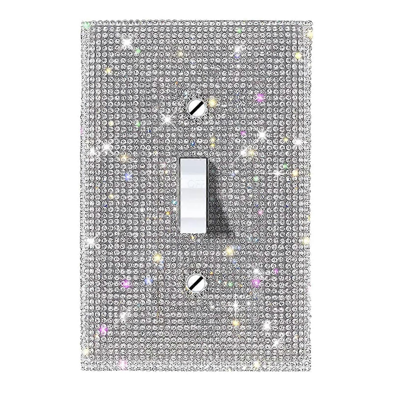 Switch Panel Diamond Sticker US Standard Wall Plate Cover Rectangle Sticker