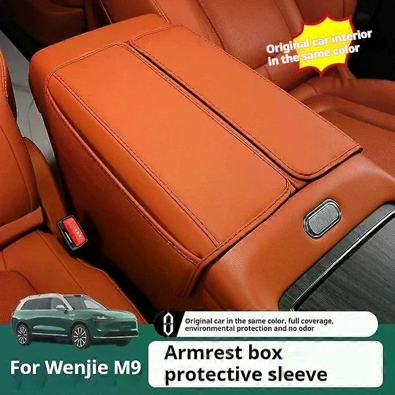compatible for Wenjie M9 Center Console Armrest Booster Pad Interior Modified Storage Armrest Box Cushion Heightener Central Box