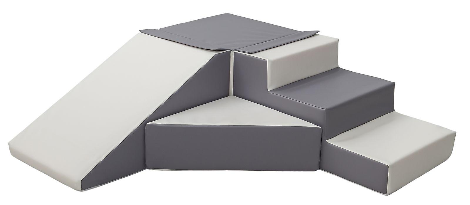 Foam slide (EPS + PE) - 40 cm high - white grey
