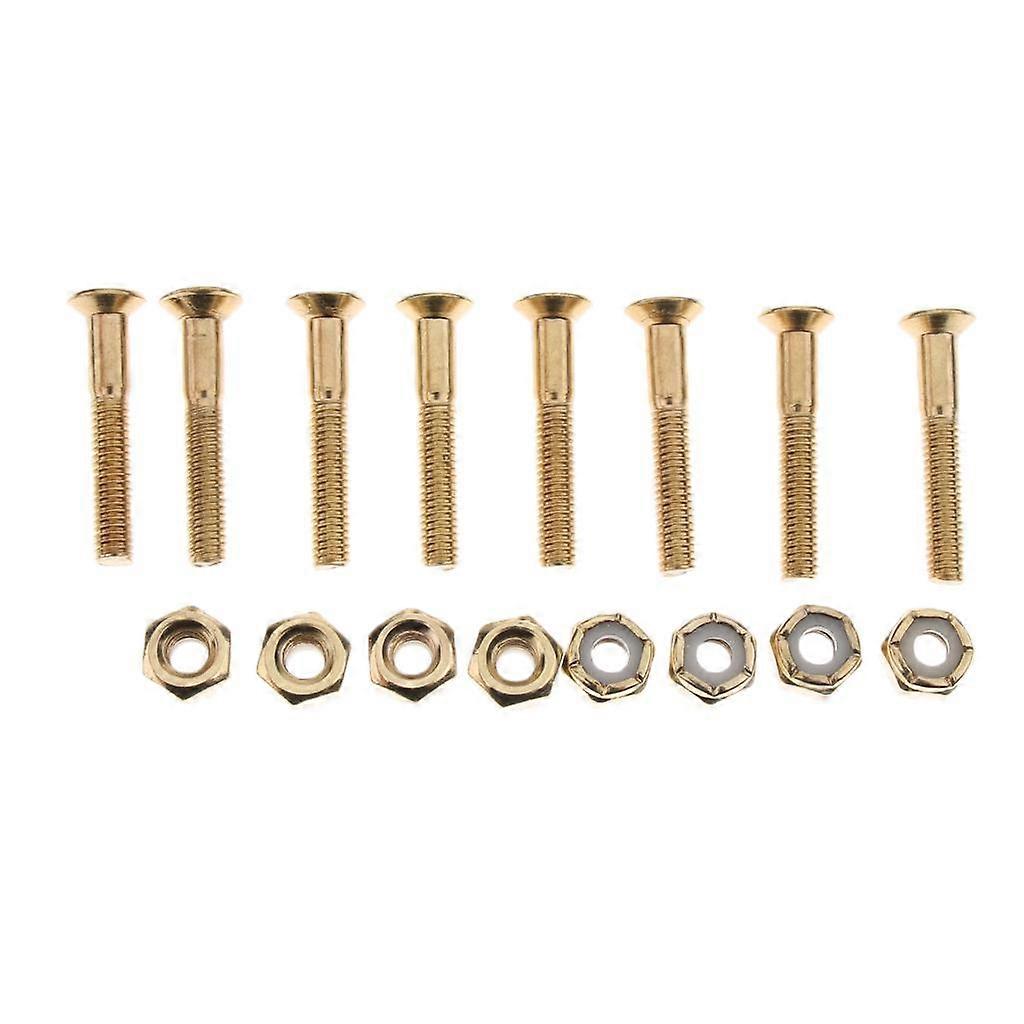 8 Çift Kaykay Longboard Güverte Montaj Donanımı Vida Cıvata & Somunlar 29mm