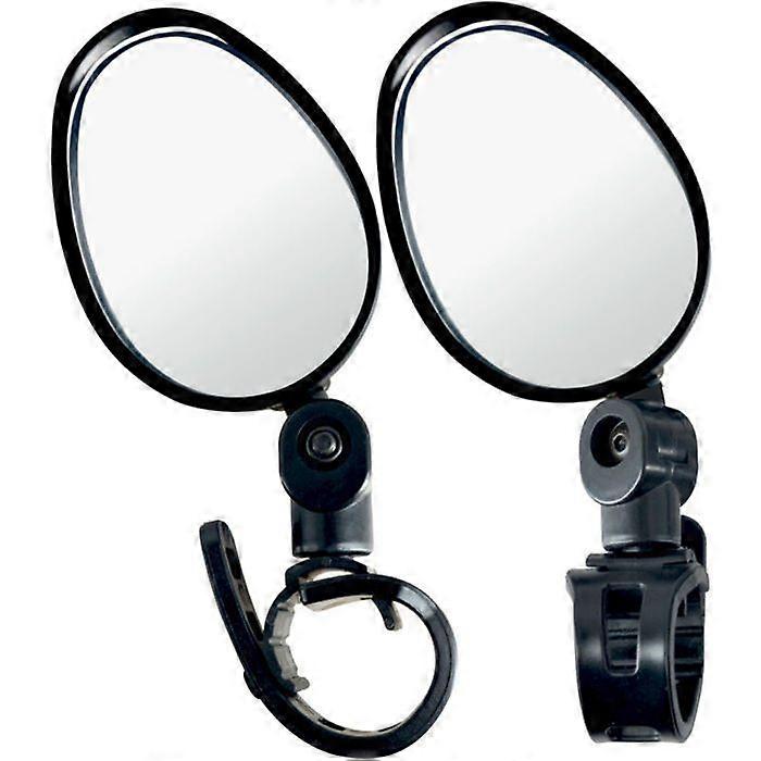 Silicone Bike Rearview Mirrors Quick Release Wide Angle Convex Cycling Reflectors Flat View Mirrors