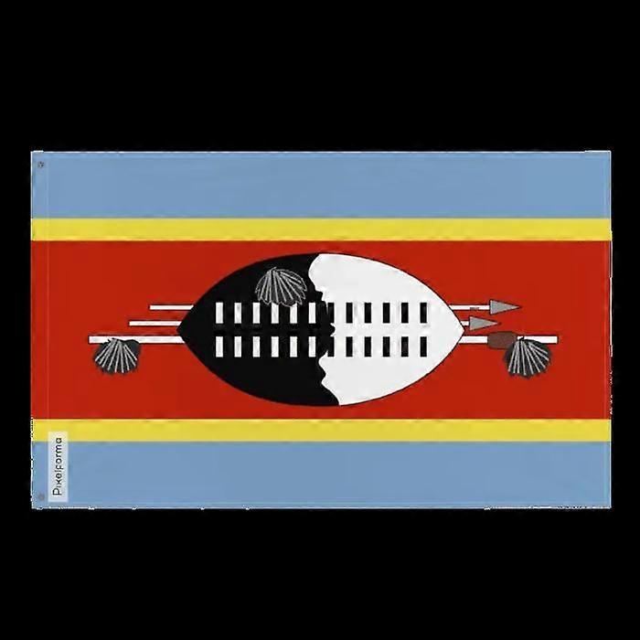 Flag - Eswatini - 64 x 96 cm - Polyester - Double-sided printing - Iron eyelets