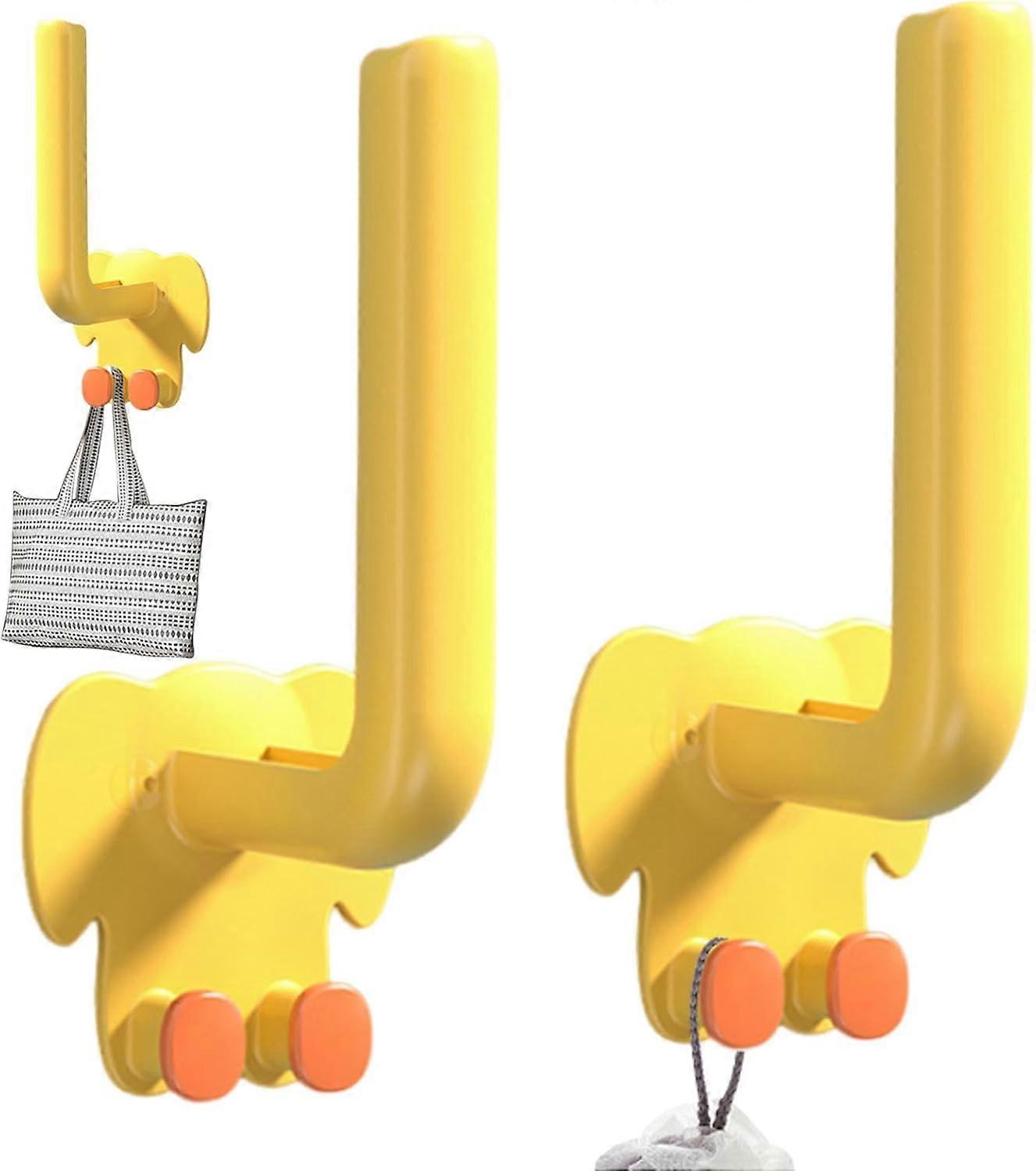 Adhesive coat hooks wall - L-shaped self-adhesive Decorative Multi