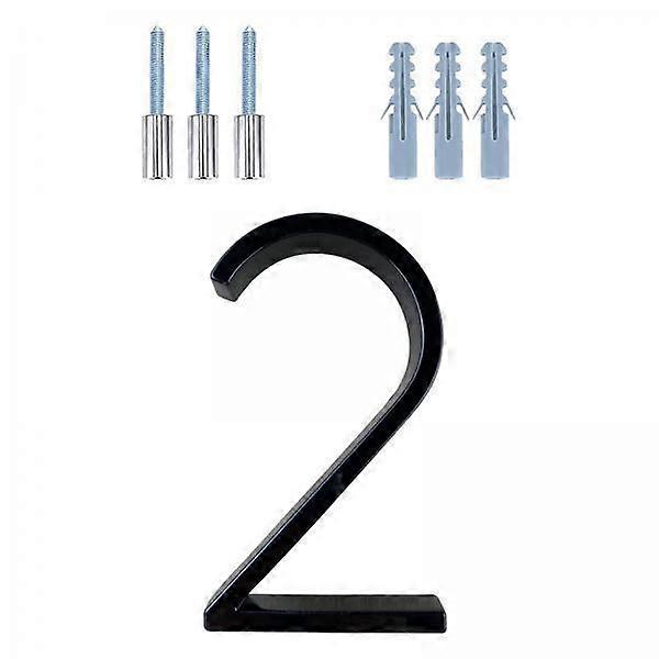 2xAlloy House Number Decorative Address Numbers for House Signboards Apartment