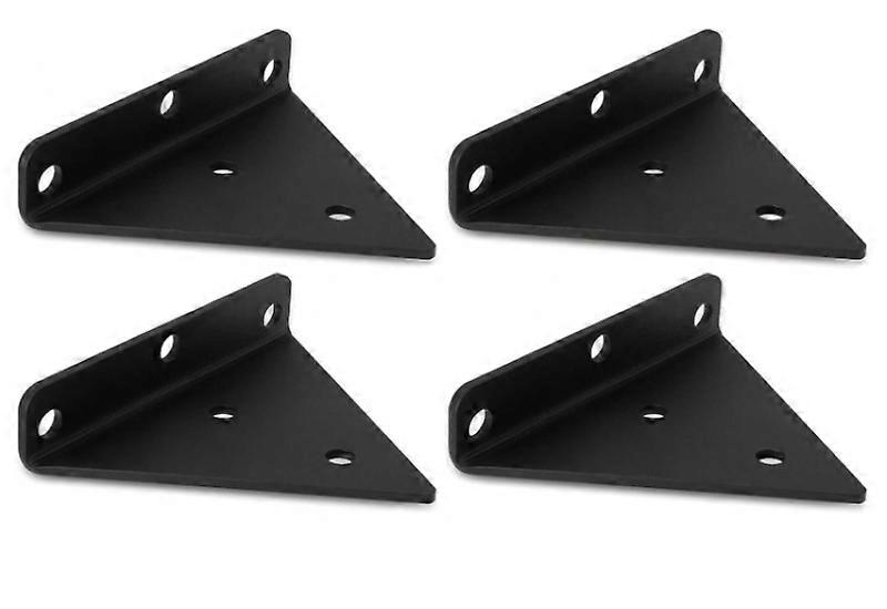 Pack Triangle Shelf Brackets, 8CM Iron Floating Shelf Brackets, Metal Wall Mounted Shelf Bracket for DIY Open Shelves