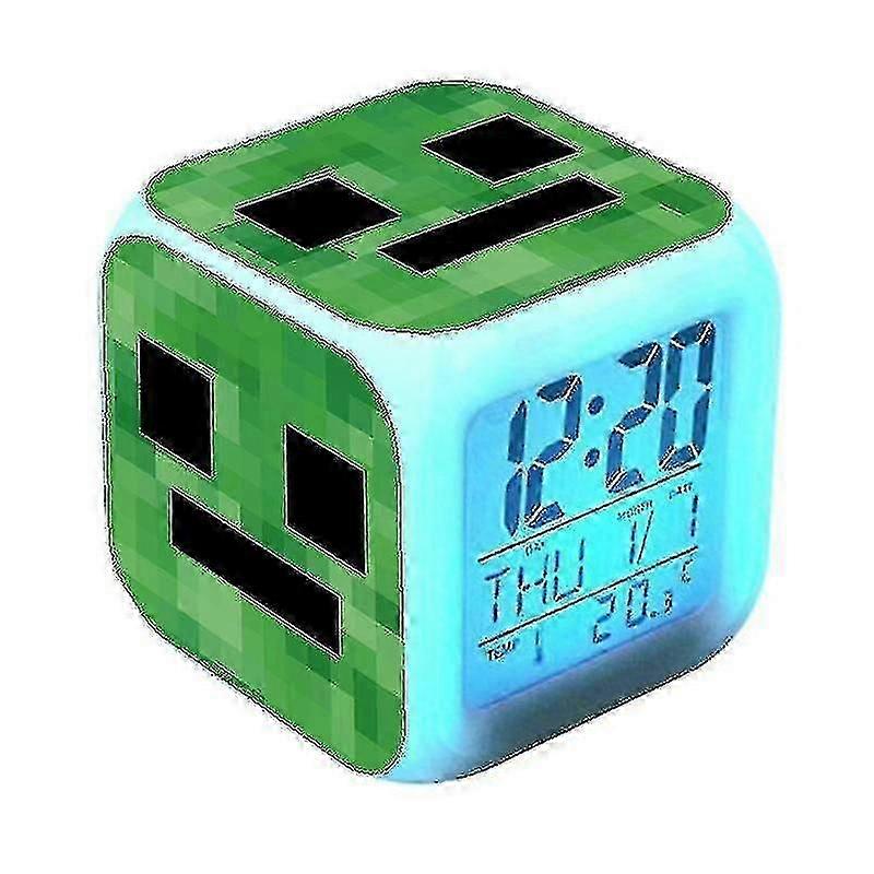 Color Changing Alarm Clock Night Light