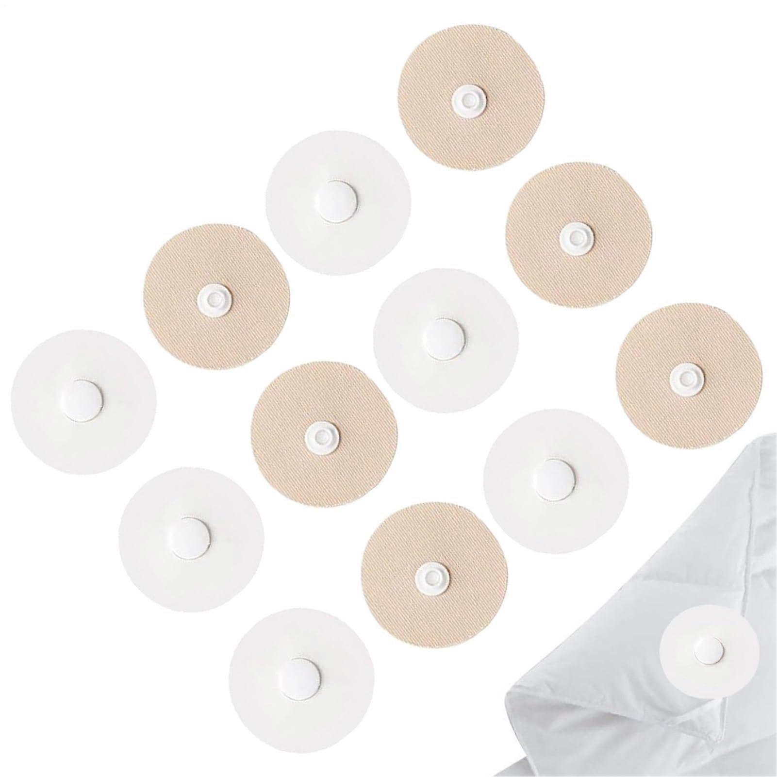 IronOn Sheet Anchors, 6 Pair Comforter Securement Set, Cotton, Strong Adhesive