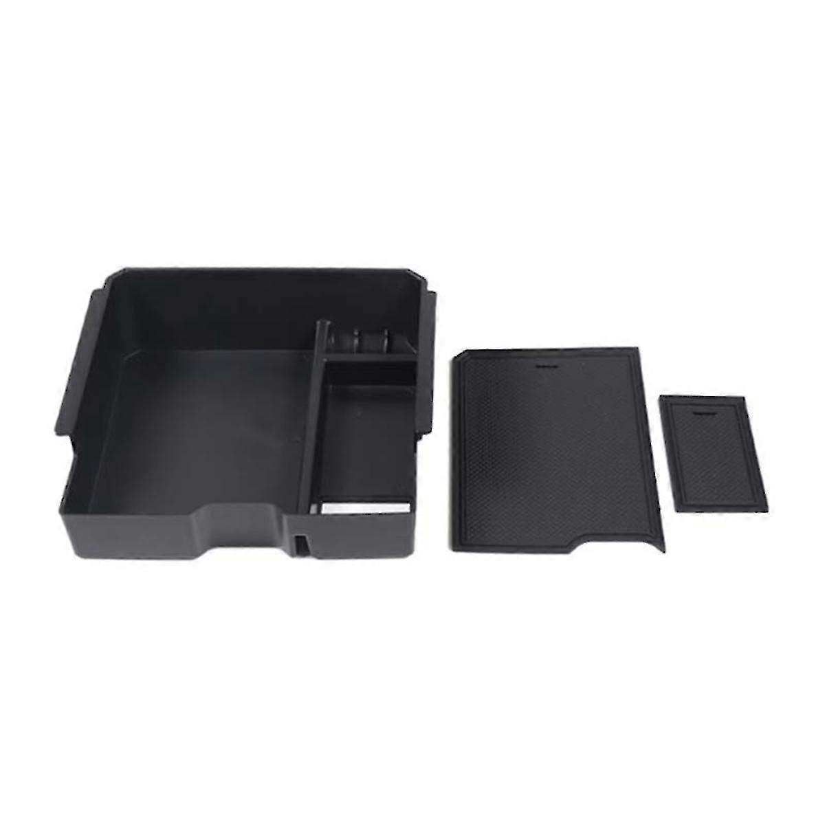 For Everest 2023 Center Console Organizer Tray Armrest Storage Box Insert (electric Handbrake Vers