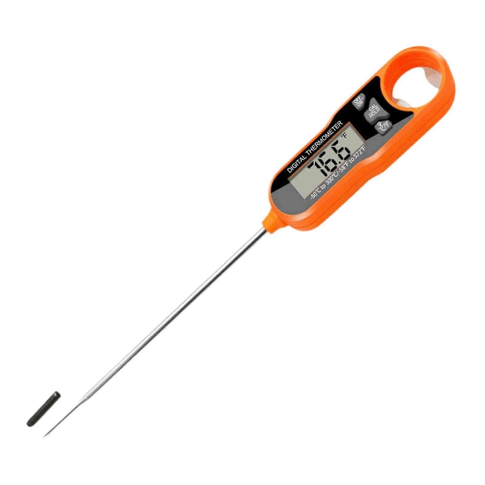 Digital meat thermometer Instant read, Orange