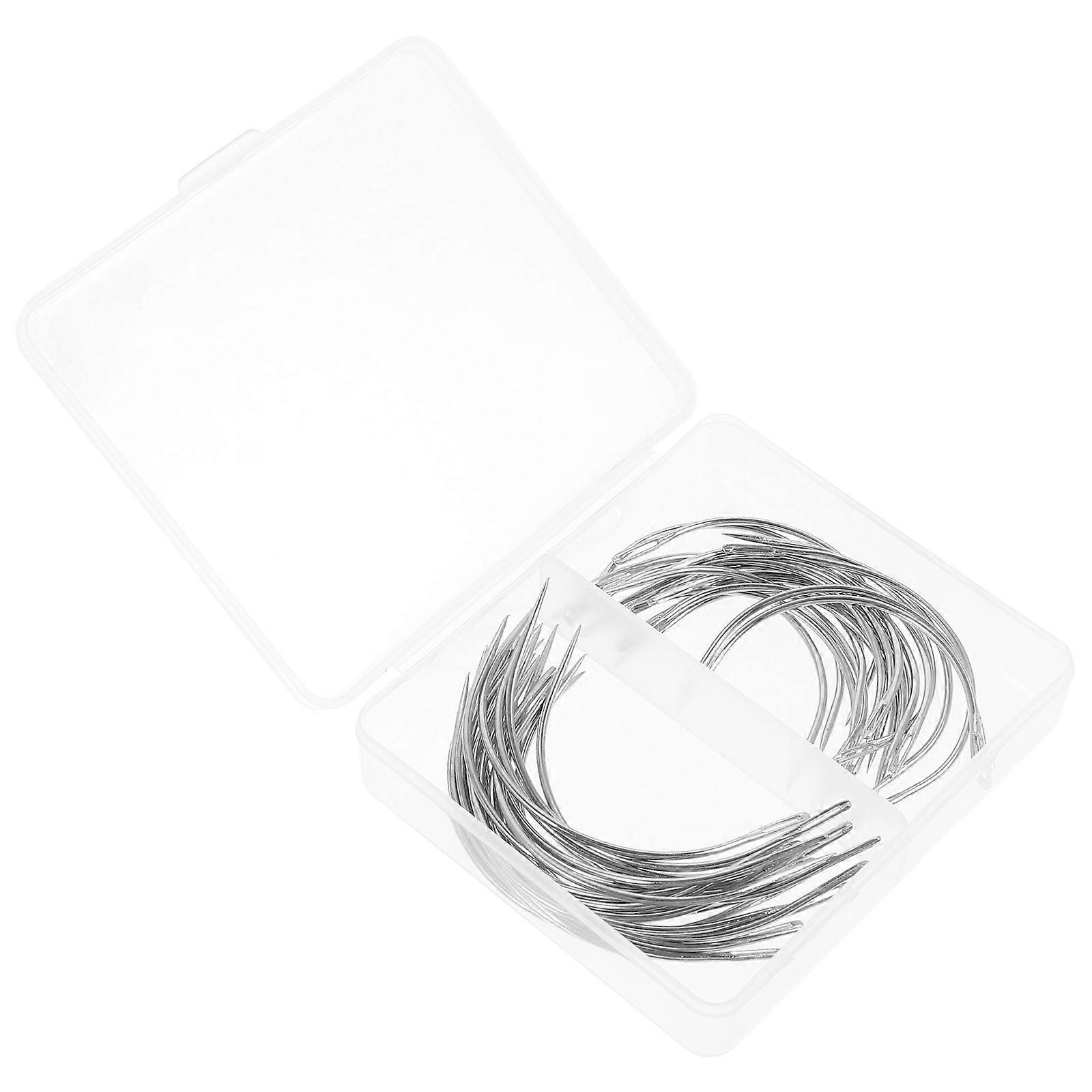 Sewing Needles for Craft Projects, Sturdy Curved Design, Compatible with Many Uses