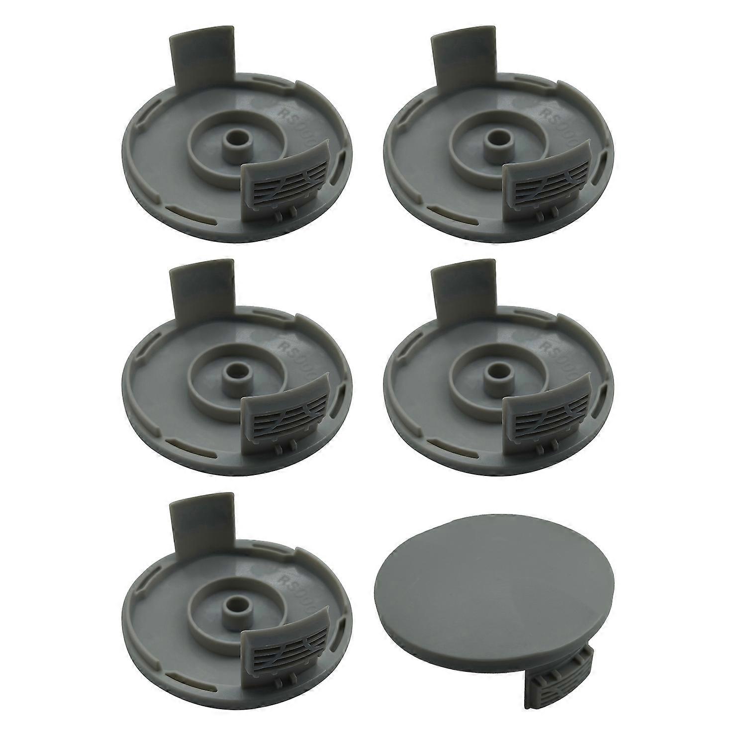 RAC122 6Pcs Replacement Spool Cap for Ryobi RLT4027 RLT4125 RLT5027 RLT6030 RLT5127 RLT6130 Mower Ac