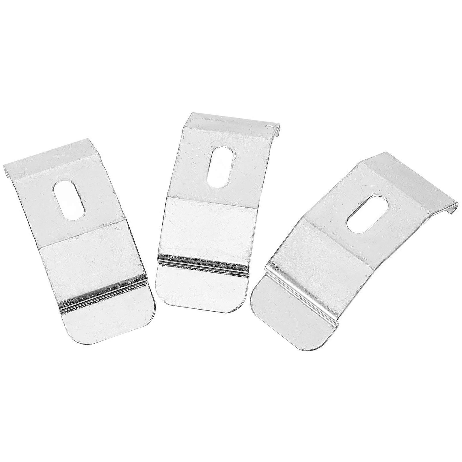 3pcs Louver Blinds Brackets for Vertical Installation – Lightweight Curtain Fixation Brackets for Easy Wall Mounting – Compatible with Various