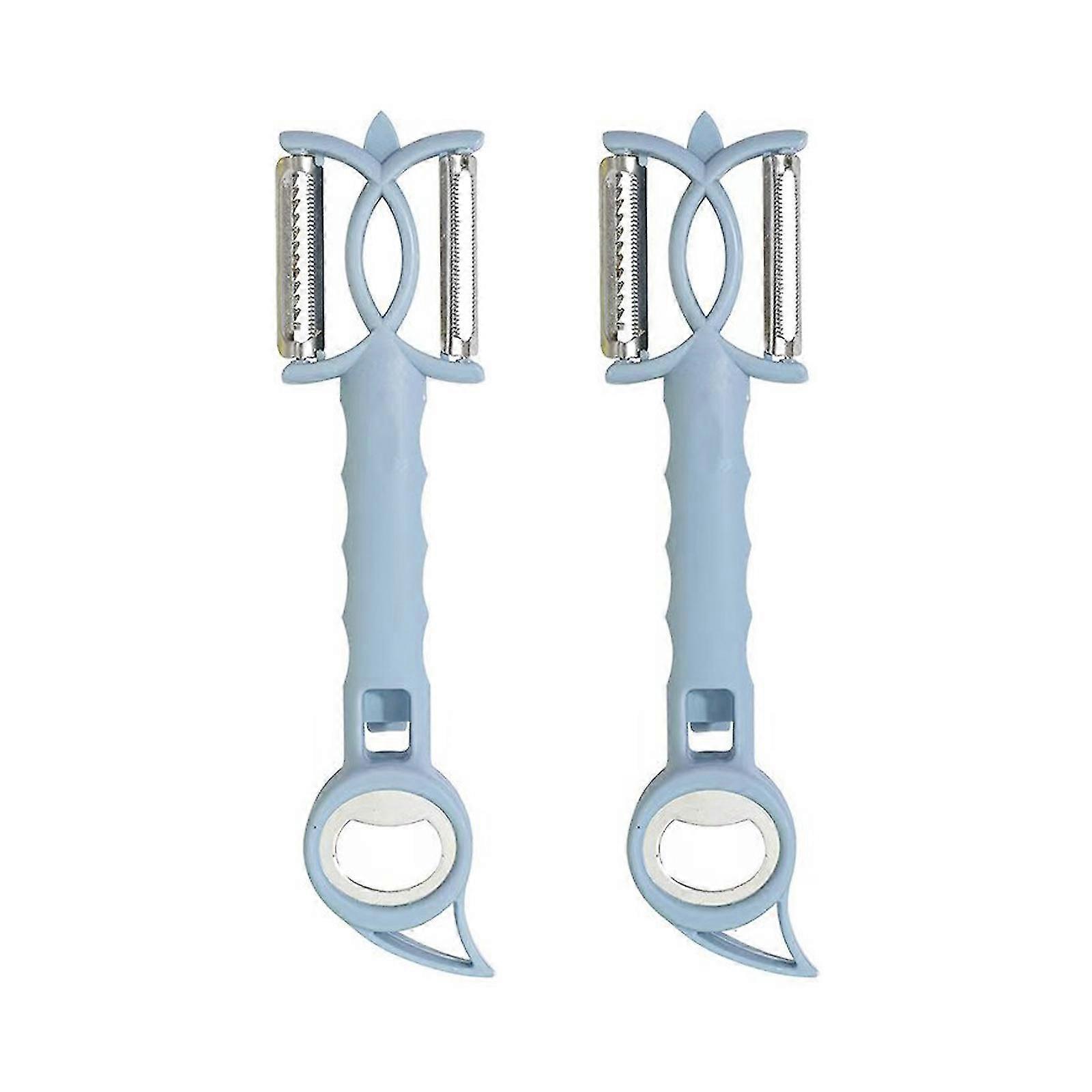 7-in-1 Multi-Function Bottle & Can Opener Party Tool - Blue