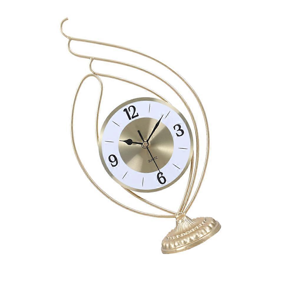 Metal Table Clock for Hotel Rooms, Featuring Precise and Silent Movement