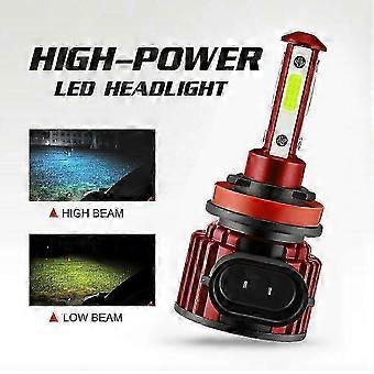 4-Sides LED Headlight Bulbs H11 – 8000K Ice Blue High/Low Beam, 320W Set