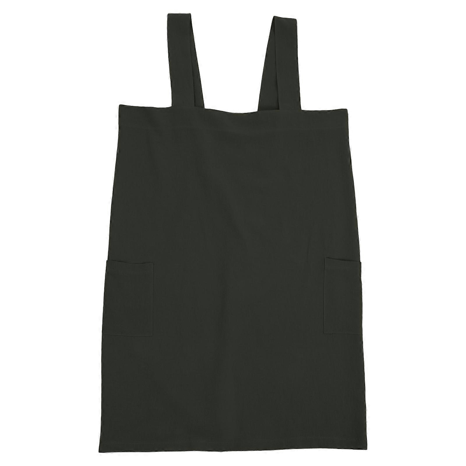 Chef's Apron With Pockets Cross Back Apron For Women In Various Occasions Fashionable Minimalist 1Pack